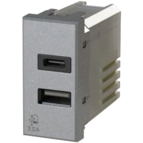 Conector USB 4Box 3.0A para Bticino Axolute tech series 4B.HC.USB.30