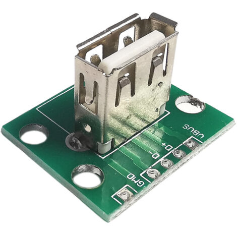 CONECTOR VERTICAL USB A PARA PLACA DE PROTOTIPO