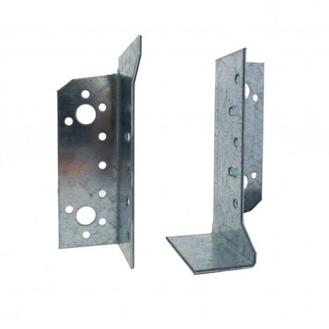 Conectores ajustables SJH 35.8x80mm - espesor 2mm - Recto con soporte