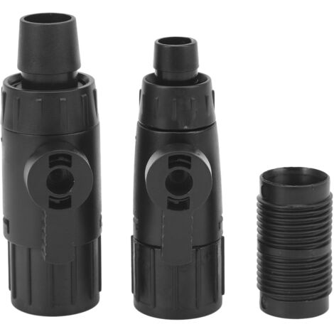 Conectores de liberación rápida para tubos de acuario de ABS/PP de 12 a 16 mm: extraíbles y fáciles de limpiar.