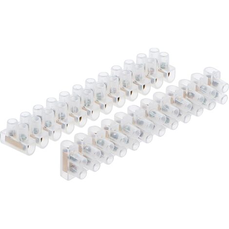Conectores eléctricos  2,5 mm²  3 Amp.  2 piezas bloque de 13