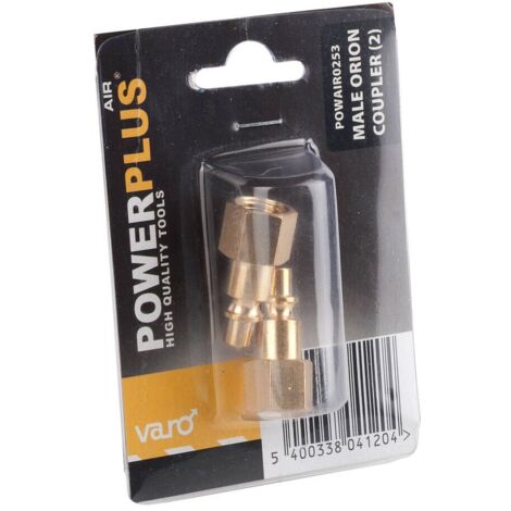 Conectores orion latón macho rosca hembra ¼ pulg, 2 uds