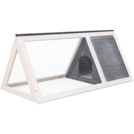 Conejera 98 x 50 x 41 cm gris madera 020000600