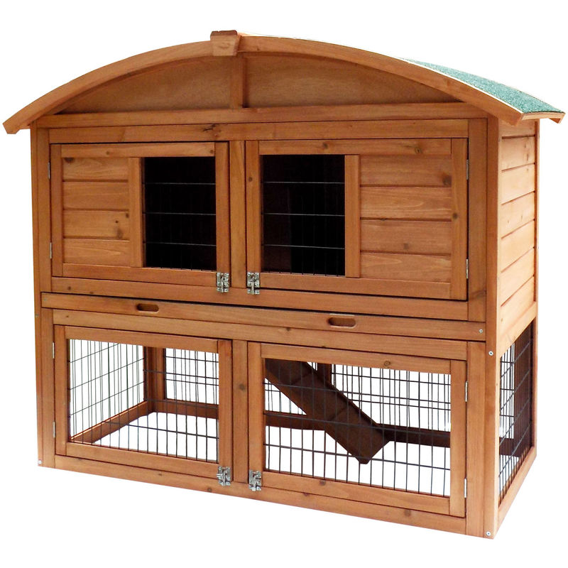 

Conejera gallinero corral caseta roedores animales pequeños recinto abierto zona abierta corredor