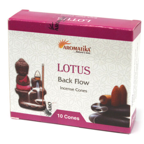 Cônes d'encens à reflux Aromatica - Lotus- Vendu par 1