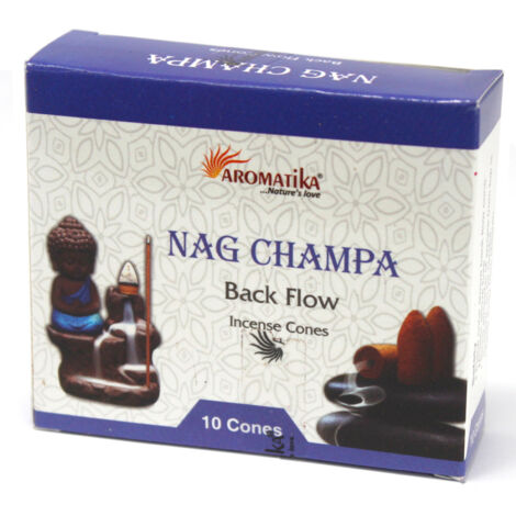 Cônes d'encens à reflux Aromatica - Nag Champa- Vendu par 1