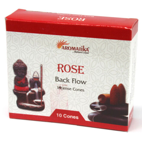 Cônes d'encens à reflux Aromatica - Rose- Vendu par 1