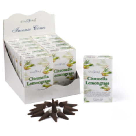 Cônes d'encens - Citronnelle et lemongrass