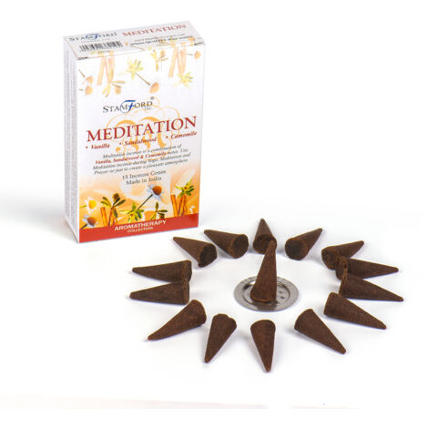 Cônes d'encens de méditation- Vendu par 1