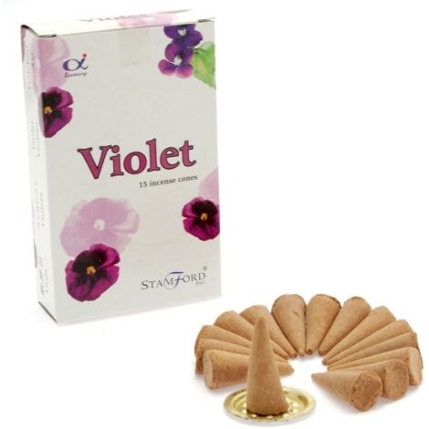 Cônes d'encens Violette- Vendu par 1