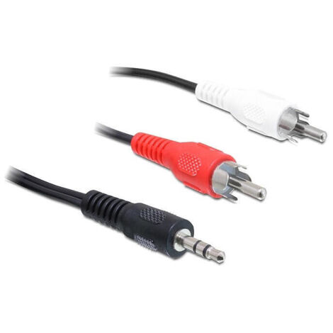 ConexiÃ³n jack 3,5 Stereo Macho a 2 RCA Macho 3 mts (A-85/3)