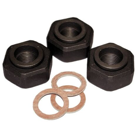 Conexión 1"1/2 de fundición negra para tubo DN25