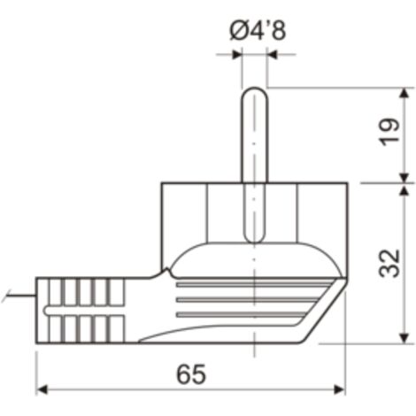 Conexión 3 conductores "GOMA"  Electro Dh 36.748/GR 8430552104659