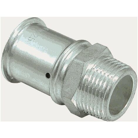 Conexión a presión AG 75 mm x 2 1/2 pulgadas MULTITUBO