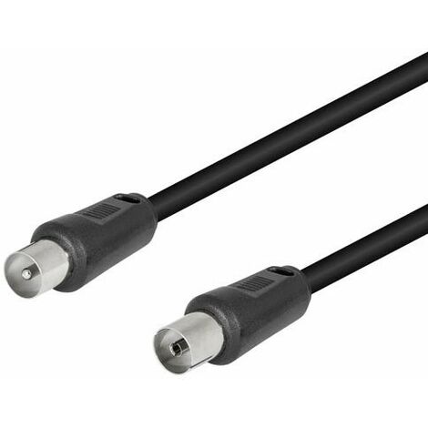 CONEXION ANTENA NEGRO RECTO 9.5MM 1.5M