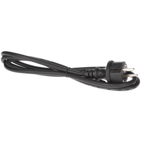 Conexion cable PVC + sucko (3x1.0mm) 1,5M Negro