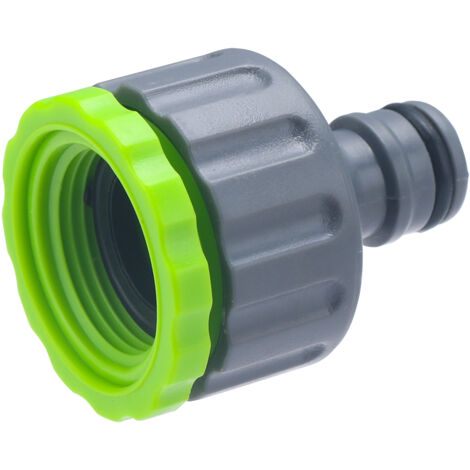Conexión de Pico de Grifo de Riego Automático - Hembra (1') + Adaptador (3/4) AROZ