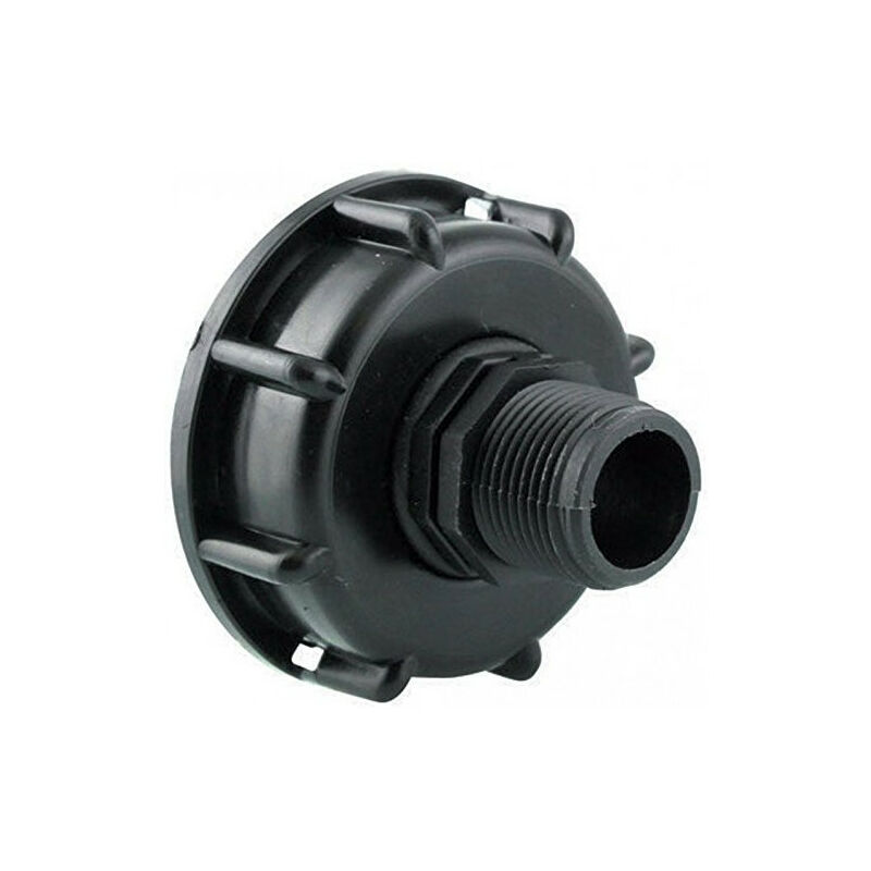 

Racor de pvc S60x6 roscado 3/4 (20/27) para cubo de ibc de 1000 litros