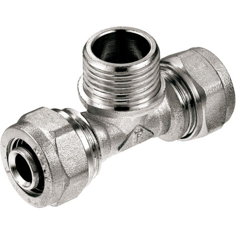 Conexión en T de tornillo PEX de 16 x 1/2" GZ