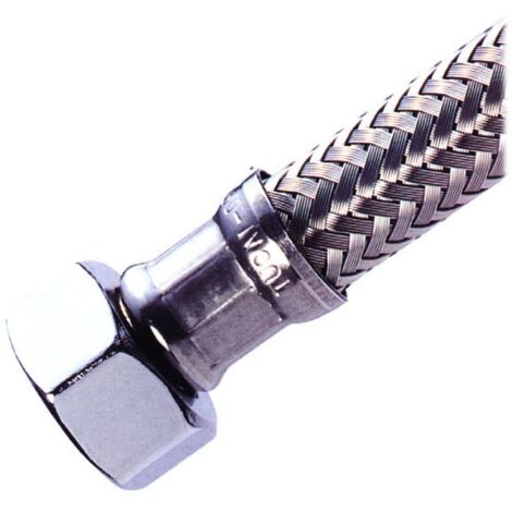 CONEXION FLEX INOX M1/2-H3/8 - 20 CM