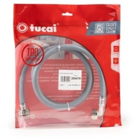 Conexion flexible lavadadora tuercas metalicas hh3/4´200 cm
