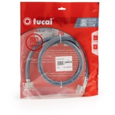 Conexion flexible lavadadora tuercas plastico hh3/4´ 200 cm