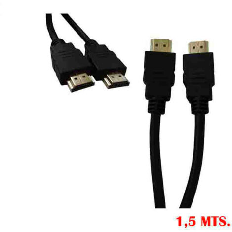 CONEXION HDMI ALTA VELOCIDAD 1.4 MACHO-MACHO 1,5m
