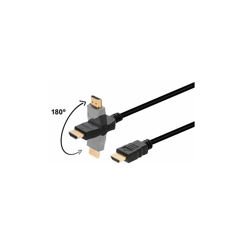 

Conexión Hdmi Hi-Speed Giro 180º 4K 2.0M