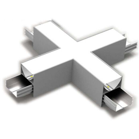 Conexión Luminosa en forma de X para Barra Lineal Led 4000k