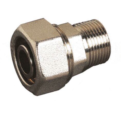 CONEXIÓN MACHO A COMPRESIÓN - PARA MULTICAPAS 3/4" - 26