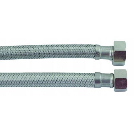 CONEXIÓN MANGUERA FLEXIBLE PEX 1/2 X 20 CM TRENZADA