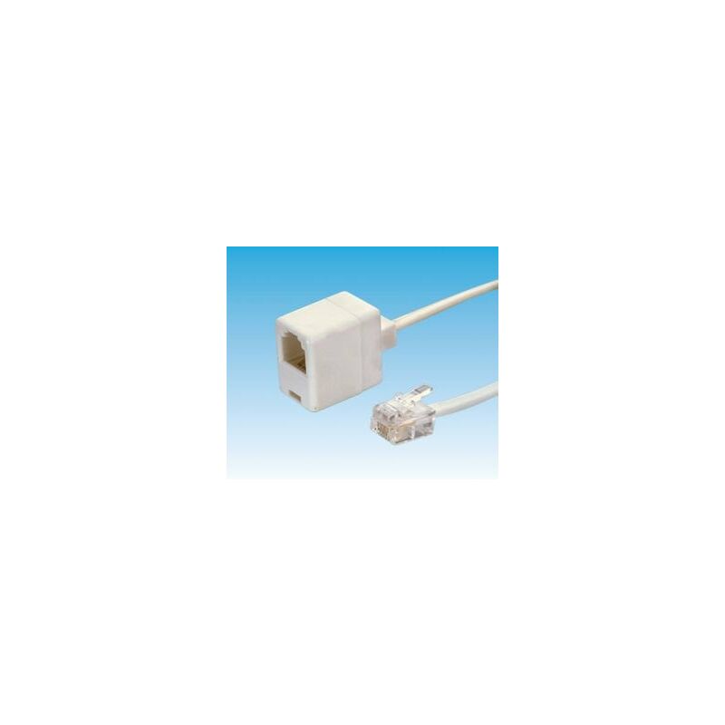 

Prolongador Telefono Macho A Hembra Cable 2.1 M