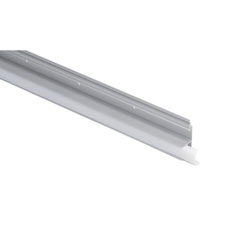 CONF. 10 PZ CANALINA IN PVC PER FISSAGGIO LED A PAVIMENTO MISURE 14X45X2400 MM