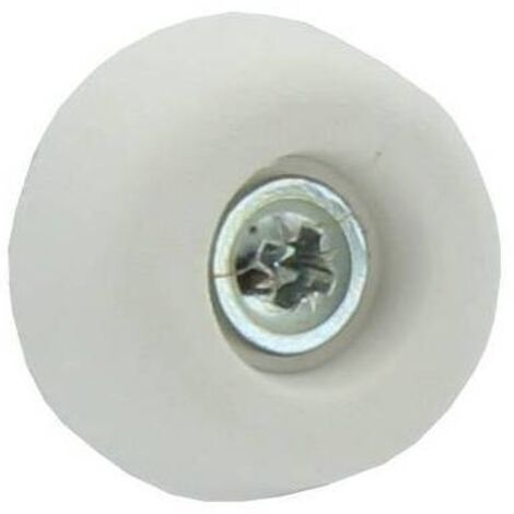 CONF.8 SOTTOSEDIE CONO C-VITI MM.25 BIANCO* PLASTIMETAL CF 20,0