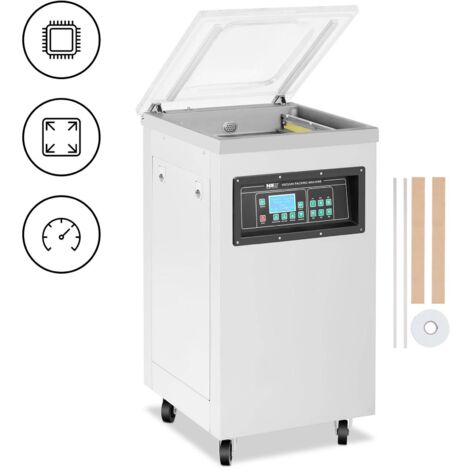 Macchina sottovuoto alimenti automatica con 10 sacchi per conservare cibi  carne verdure sigillatrice buste salvafreschezza 100w