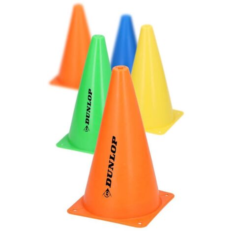 Confezione 10 coni da allenamento dunlop