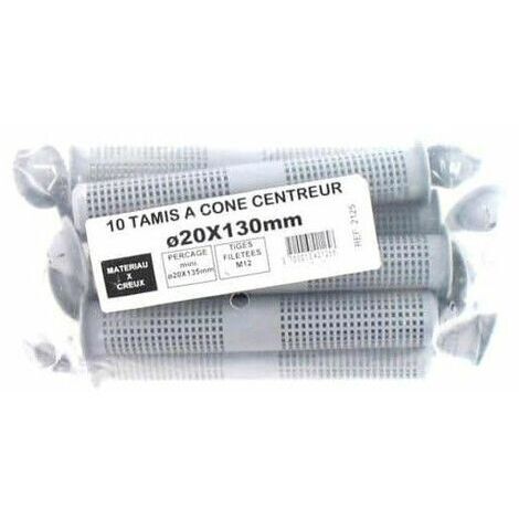 Confezione 10 setaccio centraggio cono diametro Batifix 20 x 130 millimetri
