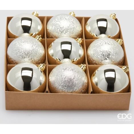 Confezione 16 Palline di natale D.6 Champagne