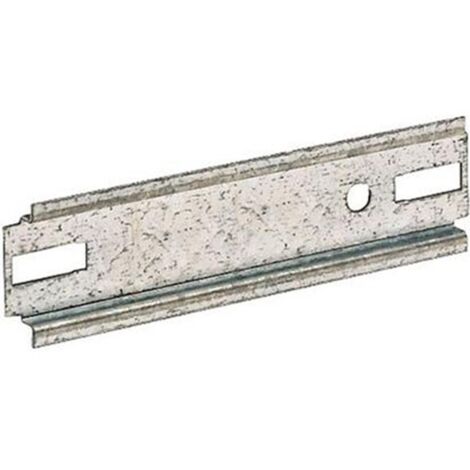 CONFEZIONE 2 PEZZI FAEG FG14243 BINARIO GUIDA DIN OMEGA 160MM IN METALLO ZINCATO PER CENTRALINI 8 MODULI