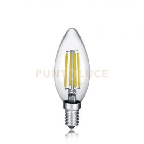 CONFEZIONE 3 LAMPADINE LED WIRE OLIVA TRASPARENTE 2W, 250LUMEN, 2.700K D.3,5CM H. 9,8CM ATTACCO E14