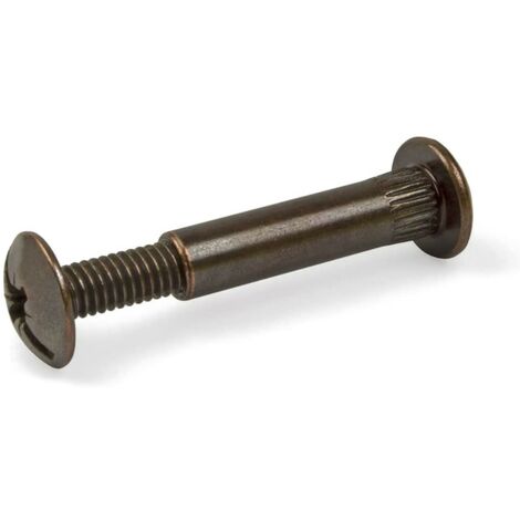 CONFEZIONE 4 PEZZI - DISTANZIALI Ø8 MM -LUNGHEZZA 30/60MM - FILETTO M6 - IN FERRO BRONZATO