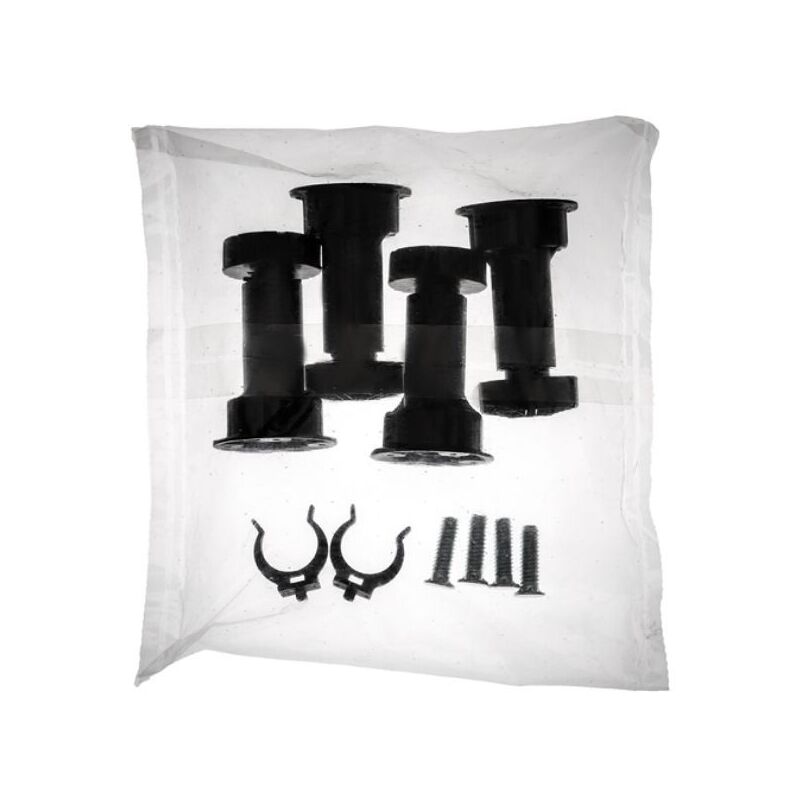 Confezione 4 piedi regolabili per mobili H12