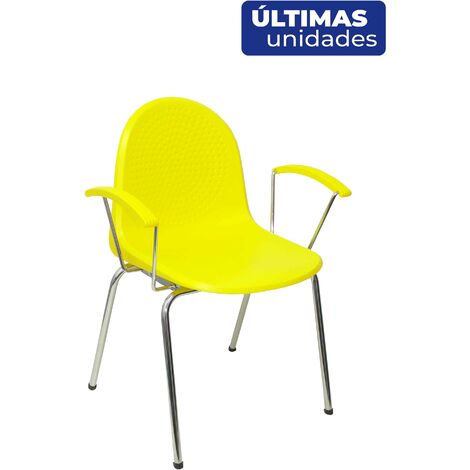 Confezione 4 sedie Vedi plastica gialla