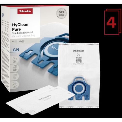 CONFEZIONE 4PZ SACCHETTI ASPIRAPOLVERE MIELE GN 09917730 MICROFIBRA HYCLEAN