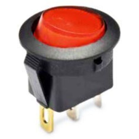Confezione 5 interruttore SPST ON / OFF con luce 6A-10 (4) A GSC 001105503