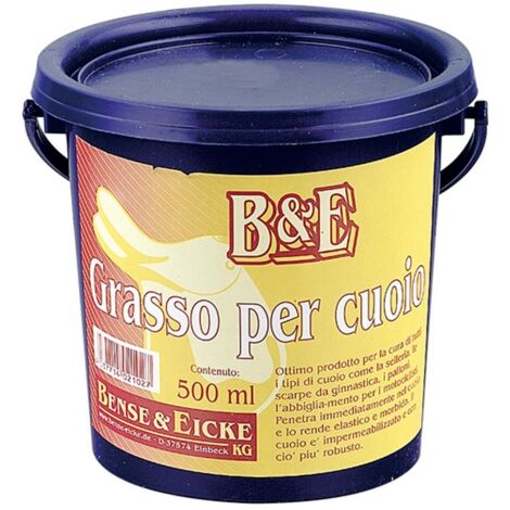 Confezione 5 kg: Grasso per cuoio giallo PARISOL rende la pelle morbida ed elastica