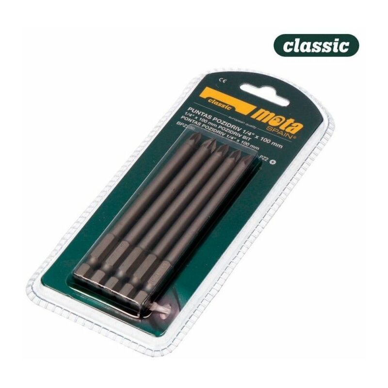 Confezione da 5 inserti pz2 x 90mm 1/4