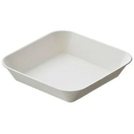 Confezione 50 Finger Piatti Qaudrati 6,5 In Cellulosa Bio