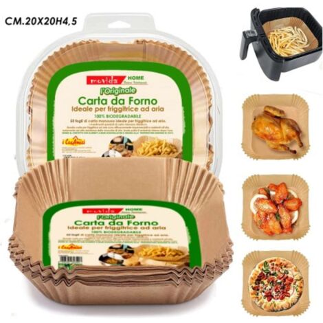 Confezione 50 Fogli Cartaforno 20X20 Cm