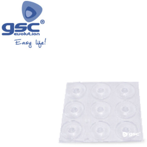 Confezione 9 gocce adesive 3mm Ø17mm GSC 003802789